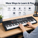 61-Key Light-Up Keyboard Starter Set – Black