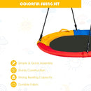 100cm Saucer Swing with Headrest and Handles – Multicolour