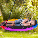 100cm Saucer Swing with Headrest and Handles – Multicolour