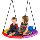 100cm Saucer Swing with Headrest and Handles – Multicolour
