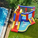 Inflatable Bounce Castle with Long Slide and Pool Area without Blower – Multicolour