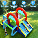 Inflatable Bounce House with Dual Slides and Ball Games without Blower – Multicolour