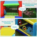 Inflatable Bounce House with Dual Slides and Ball Games without Blower – Multicolour