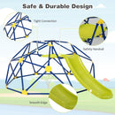 Climbing Dome with Slide and Fabric Platform – NP10769-YW
