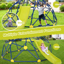 Climbing Dome with Slide and Fabric Platform – NP10769-YW