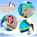 Winter-Themed Inflatable Bounce Castle with Slide and Ball Games – Multicolour / Without blower