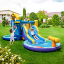 Ocean-Themed Inflatable Water Park with 680W Blower – Multicolour