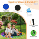 100cm Saucer Swing with LED Lights – Multicolour