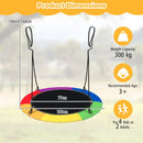 100cm Saucer Swing with LED Lights – Multicolour