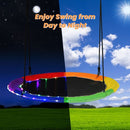 100cm Saucer Swing with LED Lights – Multicolour