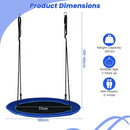 100cm Saucer Swing with LED Lights – Navy