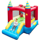Inflatable Bounce Castle with Slide without Blower – Multicolour