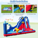 Inflatable Water Slide Park with 680W Blower – Multicolour