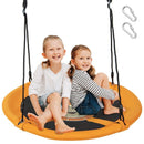 102cm Patterned Saucer Swing with Carabiners – Yellow