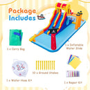 Pirate-Themed Inflatable Water Park with Dual Slides – Multicolour / Without blower