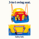 Baby Direct 3-Seat Garden Swing Set with Steel Frame, gallery image 6