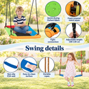 Baby Direct 3-Seat Garden Swing Set with Steel Frame, gallery image 7