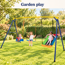 Baby Direct 3-Seat Garden Swing Set with Steel Frame, gallery image 8