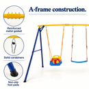 Baby Direct 3-Seat Garden Swing Set with Steel Frame, gallery image 10