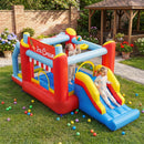 Ice Cream Shop Inflatable Bounce House with Slide without Blower – Multicolour
