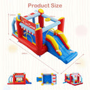 Ice Cream Shop Inflatable Bounce House with Slide without Blower – Multicolour