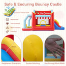 Ice Cream Shop Inflatable Bounce House with Slide without Blower – Multicolour