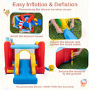 Ice Cream Shop Inflatable Bounce House with Slide without Blower – Multicolour
