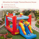 Ice Cream Shop Inflatable Bounce House with Slide without Blower – Multicolour
