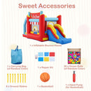 Ice Cream Shop Inflatable Bounce House with Slide without Blower – Multicolour