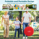 Foldable Kick-and-Throw Dartboard Game with Carry Bag – NP11465RE