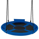 100cm Blue Saucer Swing with Headrest and Handles – Blue