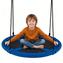 100cm Blue Saucer Swing with Headrest and Handles – Blue