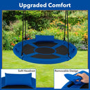 100cm Blue Saucer Swing with Headrest and Handles – Blue