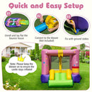 Compact Inflatable Bounce House with Slide – Multicolour / Without blower