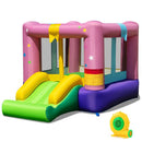 Compact Inflatable Bounce House with Slide – Multicolour / With 550W blower