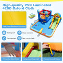 Inflatable Water Slide Bounce House with 680W Blower – Multicolour