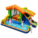 Inflatable Bounce House Water Park with Covered Slide – Multicolour / Without blower