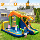 Inflatable Bounce House Water Park with Covered Slide – Multicolour / With 550W blower