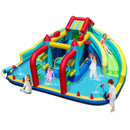 Inflatable Water Park with Double Slides and Obstacle Course – Multicolour / Without blower