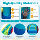 Inflatable Water Park with Double Slides and Obstacle Course – Multicolour / Without blower
