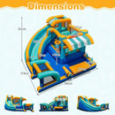 Inflatable Water Park with Pretend Market Stand – Multicolour / Without blower