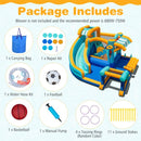 Inflatable Water Park with Pretend Market Stand – Multicolour / Without blower