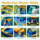 Inflatable Water Park with Pretend Market Stand – Multicolour / Without blower