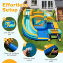 Inflatable Water Park with Pretend Market Stand – Multicolour / Without blower