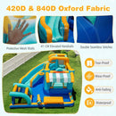 Inflatable Water Park with Pretend Market Stand – Multicolour / Without blower