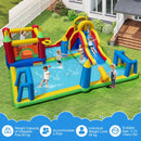 Inflatable Water Slide Bounce House with Ball Games without Blower – Multicolour