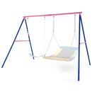 250cm A-Frame Swing Stand with Four Carabiners – Red