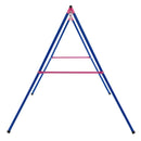 250cm A-Frame Swing Stand with Four Carabiners – Red