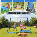 250cm A-Frame Swing Stand with Four Carabiners – Red