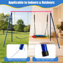 250cm A-Frame Swing Stand with Four Carabiners – Red
